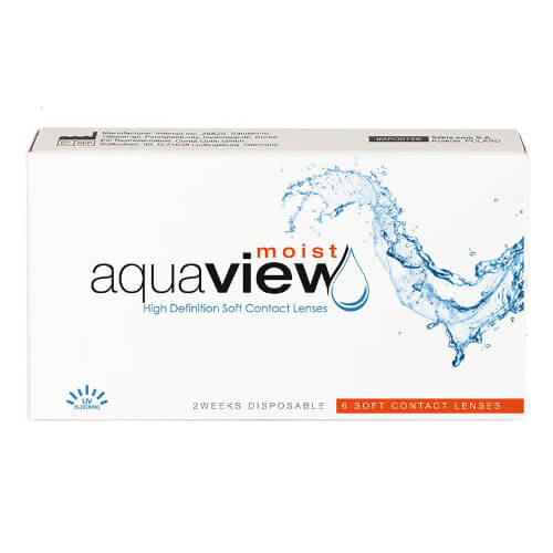 lentile AquaView Moist 2 weeks 6 buc
